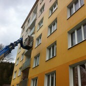 Strojové čištění fasád