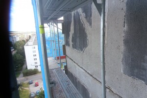 Vyčištění fasády před zateplením